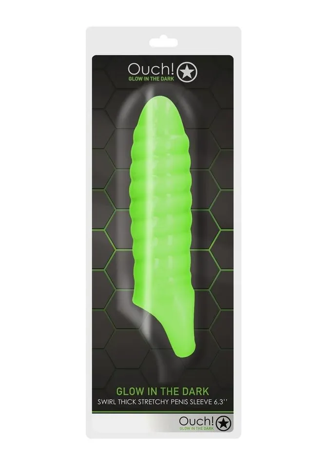 Ouch! Male Sex Toys | Ouch! Swirl Thick Stretchy Penis Sleeve