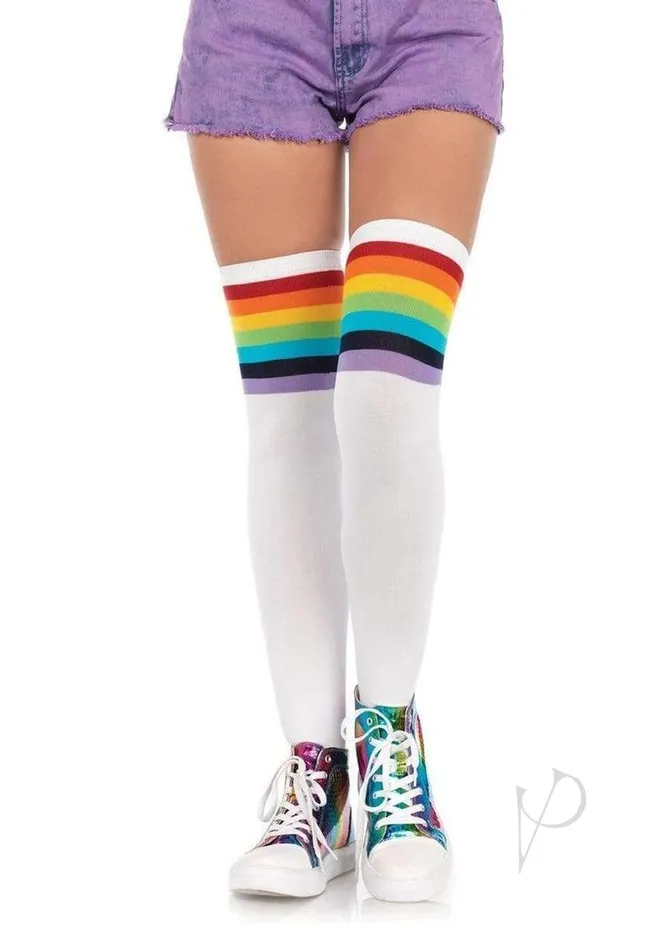 Over The Rainbow Opaque Thigh High Leg Avenue Inc Dildos