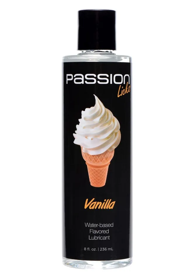 Passion Dildos Passion Licks Vanilla Water Based Flavored Lubricant