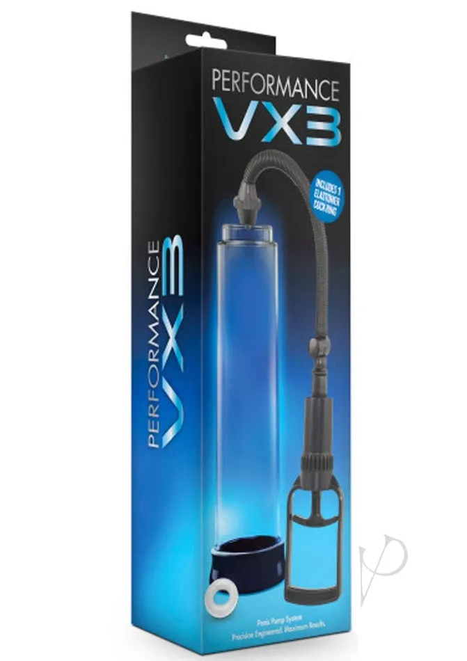 Performance Vx3 Male Pump System Clear Blush Novelties Male Sex Toys