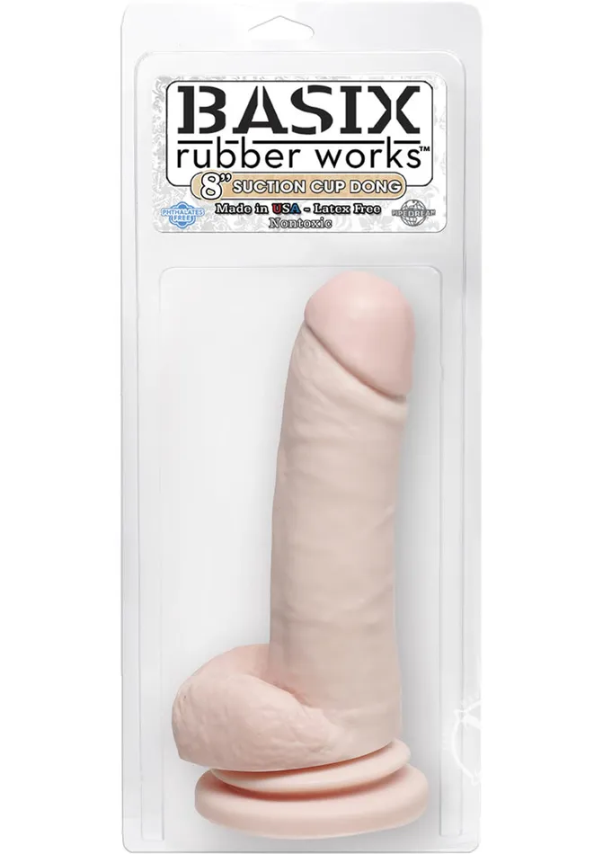 Pipedream Productsinc Basix 8 Suction Cup Dong Flesh Dildos