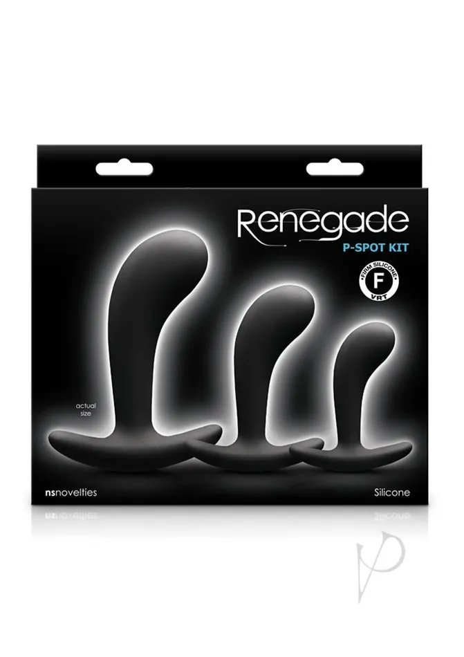 Renegade Male Sex Toys | Renegade P-Spot Kit Silicone Anal Plugs