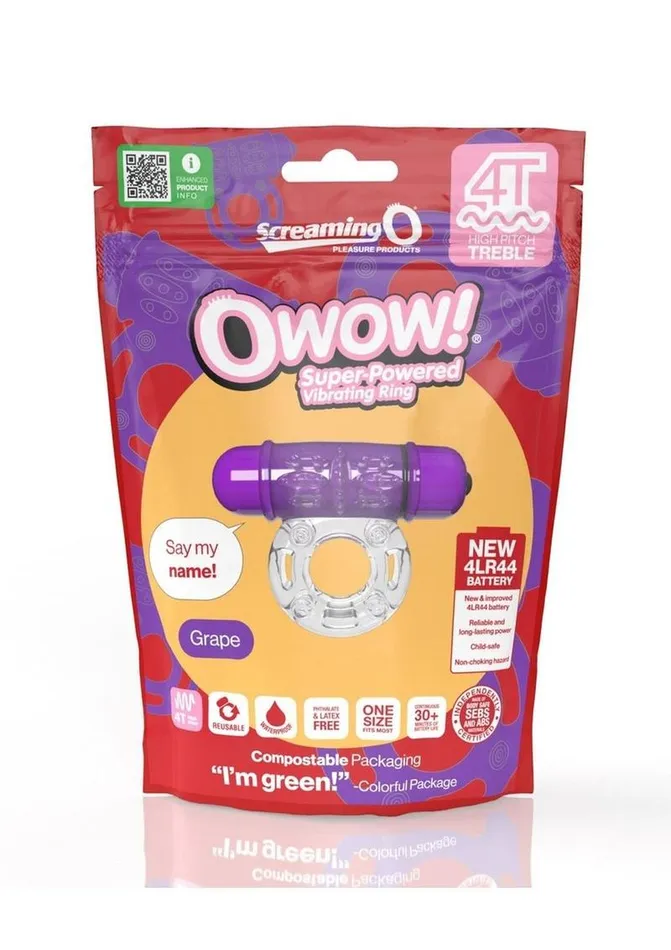 Screaming O Male Sex Toys | Screaming O 4t O Wow Vibrating Ring