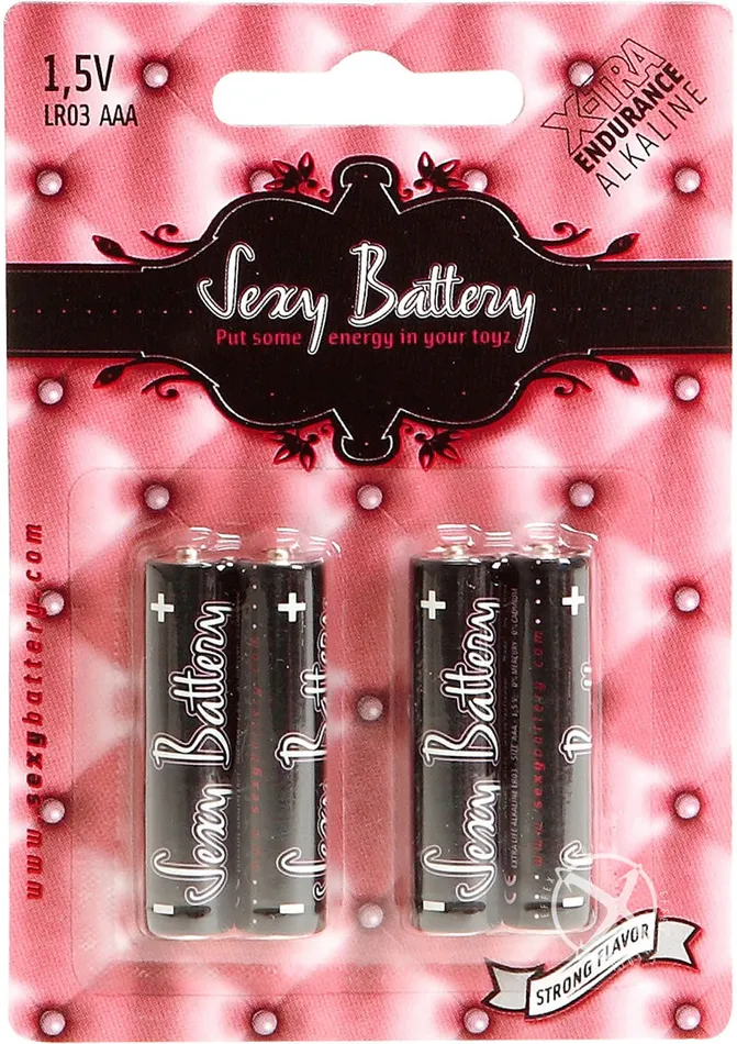 Sexy Batteries Enhancers Sexy Battery AaaLr3 4 Pack