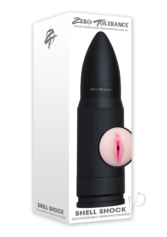 Shell Shock Vibrating Stroker Zero Tolerance Male Sex Toys