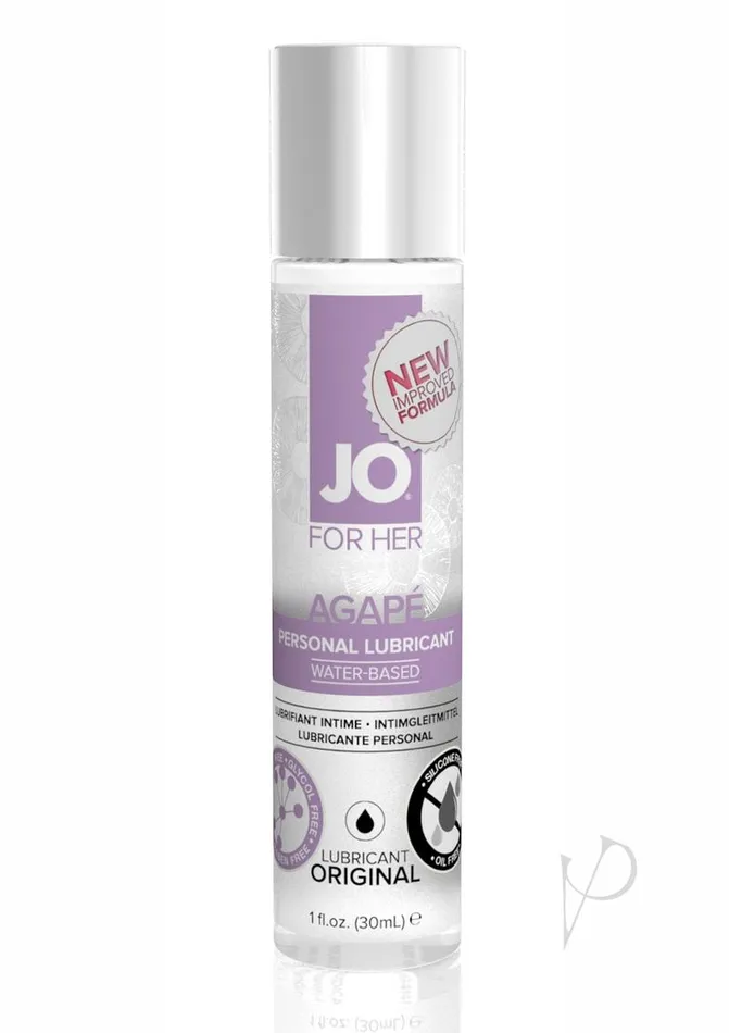 System Jo Male Sex Toys Jo Agape Lube Original 1Oz