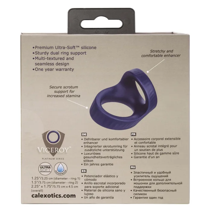 Viceroy Max Dual Ring | CalExotics Male Sex Toys