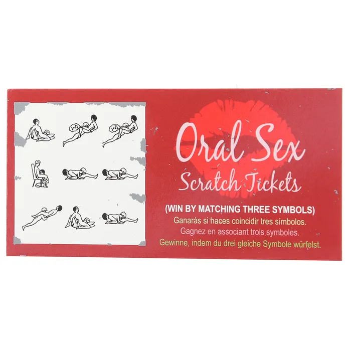 X's & Oh's Love Boutique Oral Sex Scratch Tickets | Couples