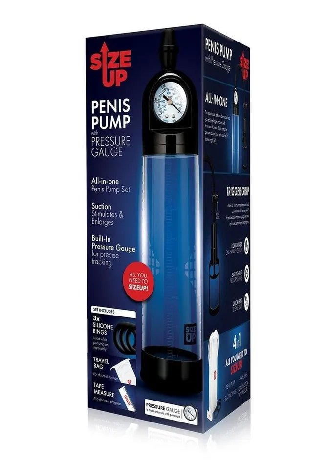 Xgen Male Sex Toys | Size Up Gauge Penis Pump