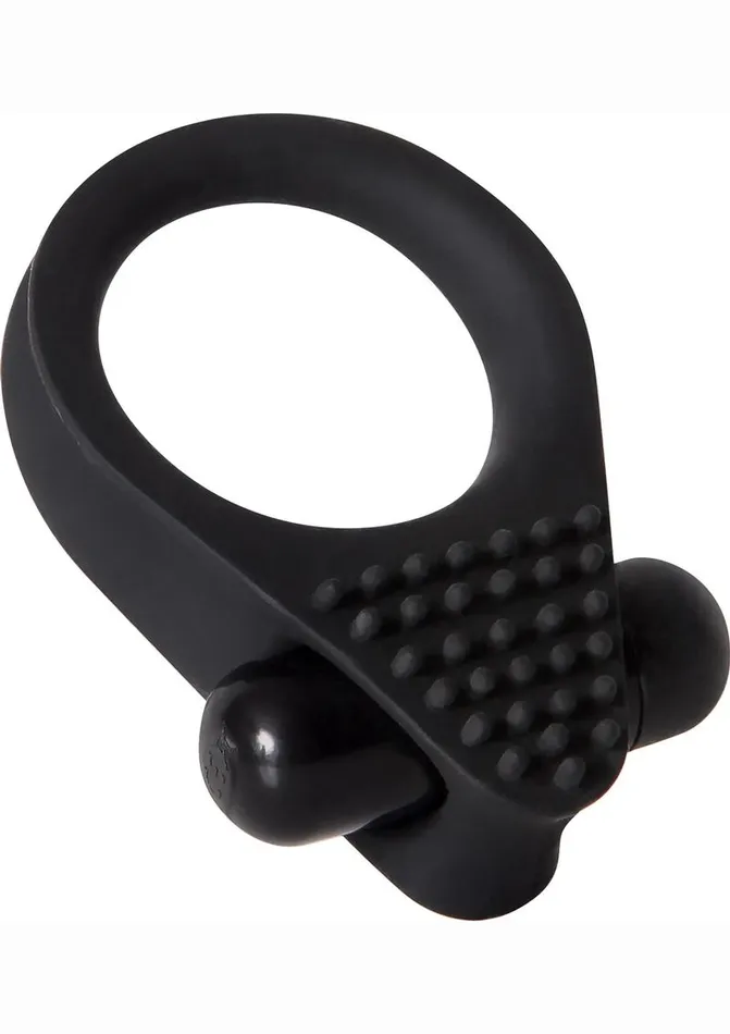 Zero Tolerance Black Knight Silicone Vibrating Textured Cockring Zero Tolerance Anal