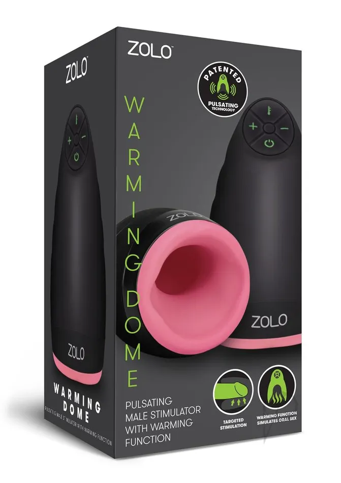 Zolo Male Sex Toys | ZOLO Warming Dome Rechargeable Vibrating Masturbator