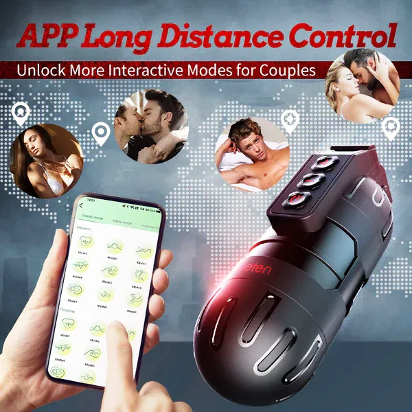 Aimitoy Male Sex Toys | 2 in 1 APP Control Pocket Pussy Male Stroker