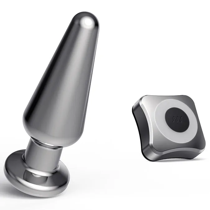 Aimitoy Remote Metal Vibrating Butt Plug Louis Anal