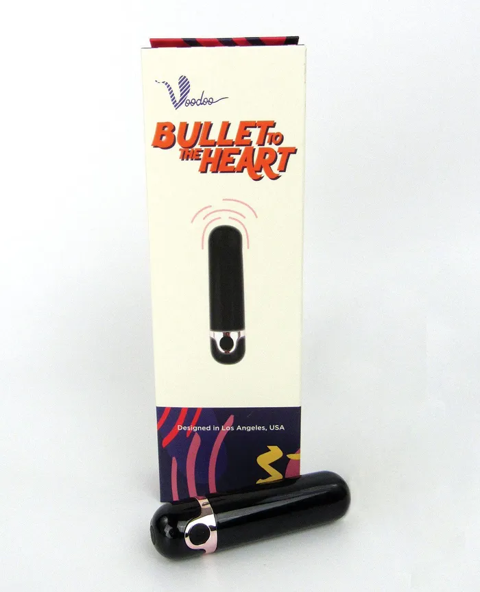 Anal Voodoo Voodoo Bullet to The Heart 10X Wireless Black