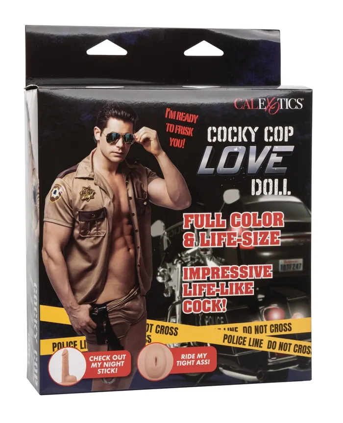 California Exotic Novelties Male Sex Toys Cocky Cop Love Doll Ivory