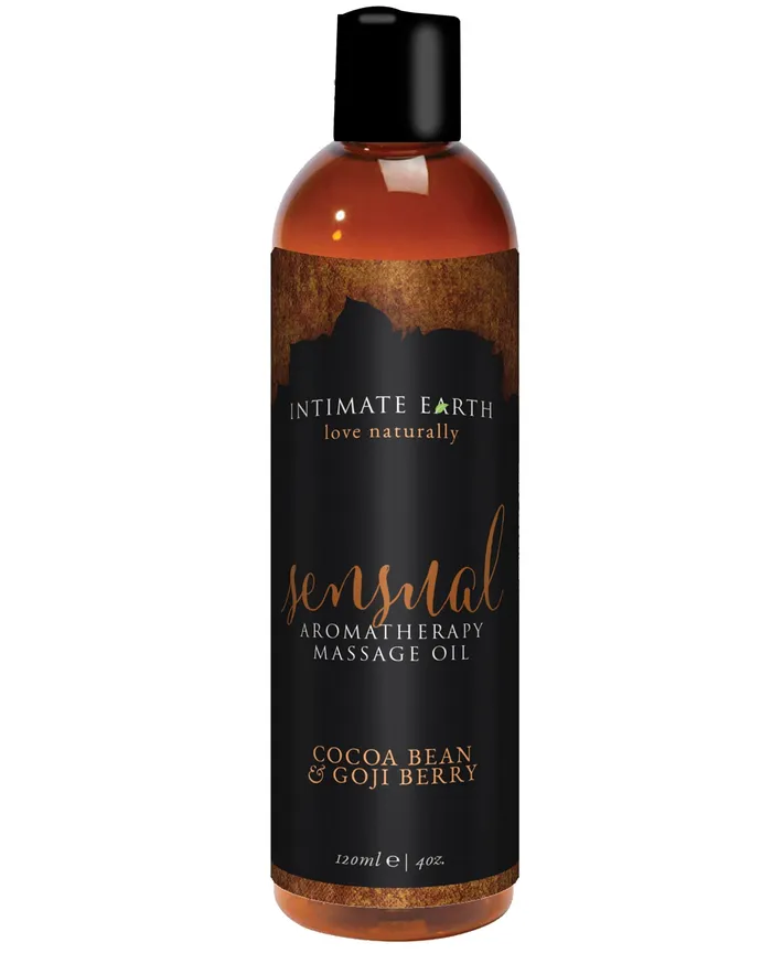 Couples Intimate Earth Intimate Earth Sensual Massage Oil 120 ml Cocoa Bean Gogi Berry