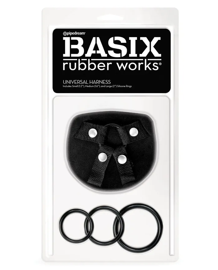 Dildos Basix Rubber Works Basix Rubber Works Universal Harness Black