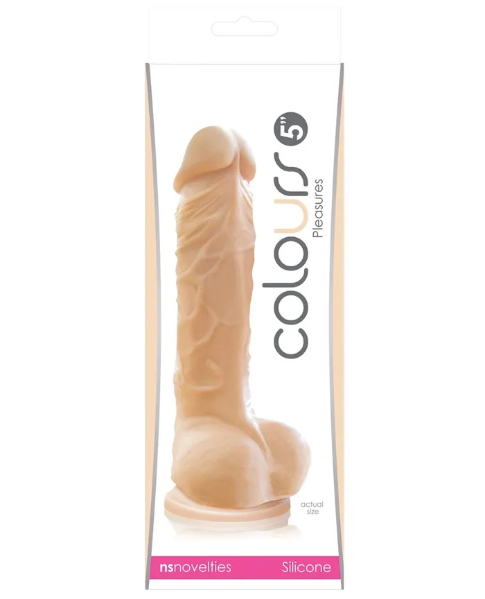 Dildos Colours Colours Pleasures 5 Dildo wSuction Cup Flesh