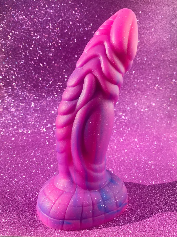 Dildos | hello.kinky.999 💘 Pink Glitter Fantasy Dildo 💘