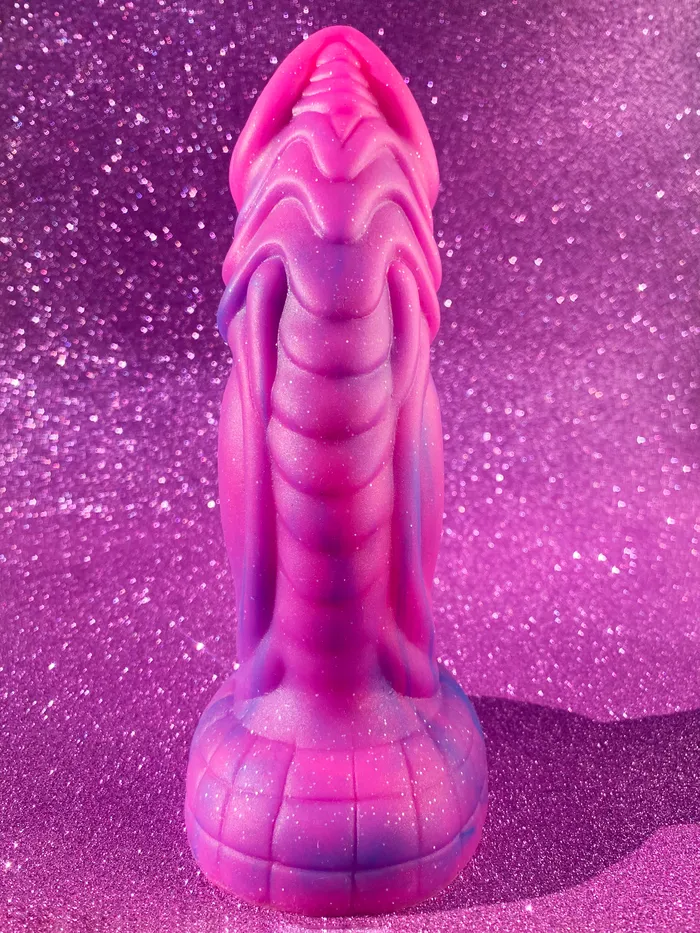 Dildos | hello.kinky.999 💘 Pink Glitter Fantasy Dildo 💘