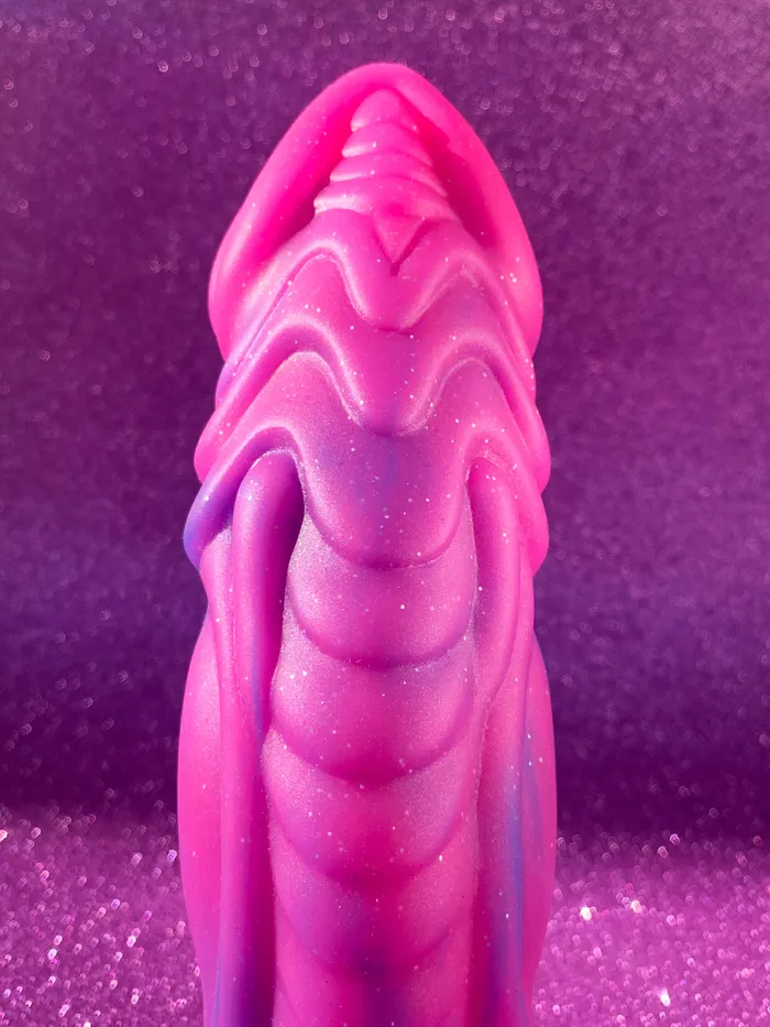 Dildos | hello.kinky.999 💘 Pink Glitter Fantasy Dildo 💘