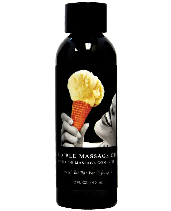 Earthly Body Couples Earthly Body Edible Massage Oil 2 oz Vanilla