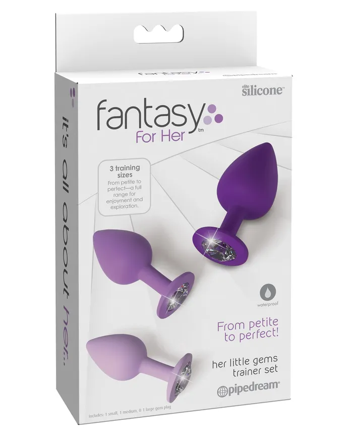 Fantasy for Her Little Gems Trainer Set Purple Fantasy For Her Anal