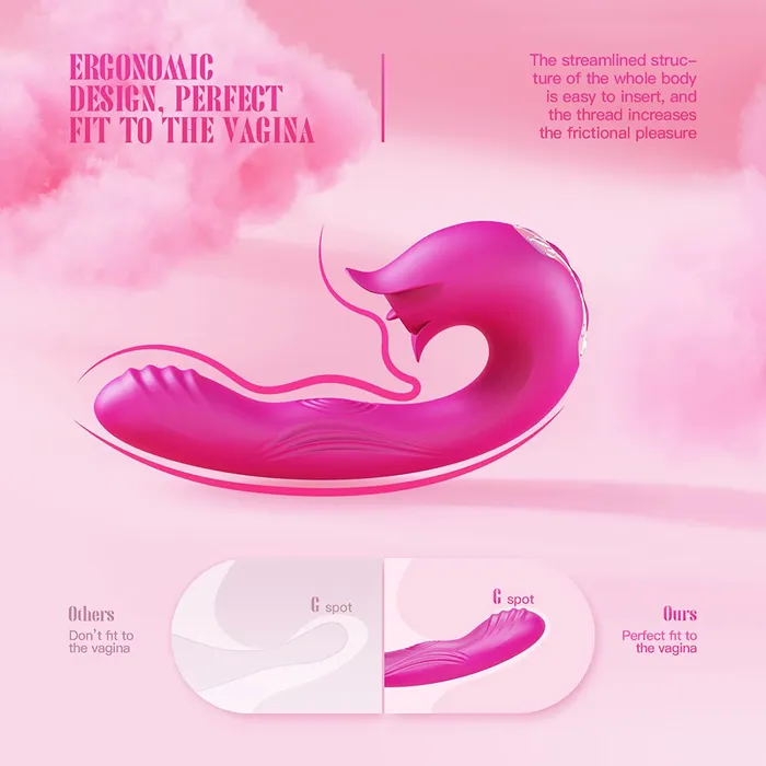 Female Sex Toys | Aimitoy 7 Vibrating & Licking Vibrator Tacy