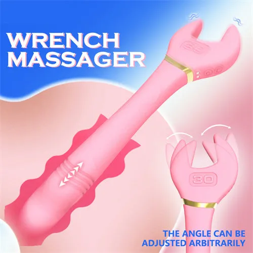 Female Sex Toys | Thursting Wrench Vibrator Green - Aimitoy