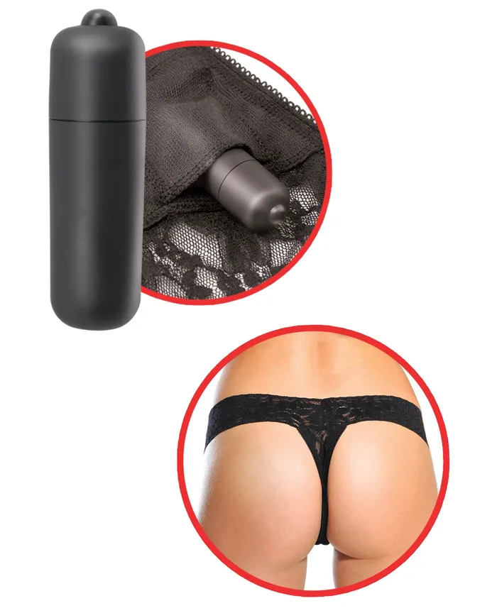 Fetish Fantasy Series Fetish Fantasy Series Hanky Spank Me Vibrating Panties - Black | Couples