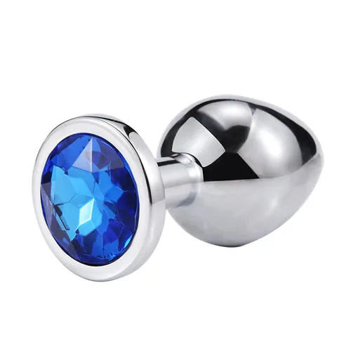 Jeweled Butt PlugDark Blue Stone Aimitoy Anal