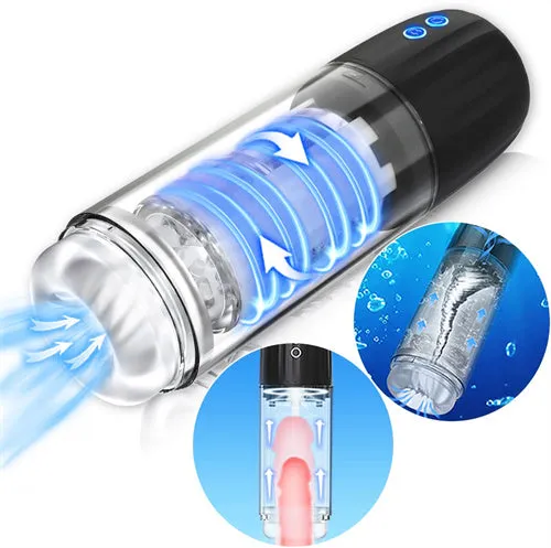 Male Sex Toys Aimitoy 3IN1 Enlarge Sucking Rotating Stroker