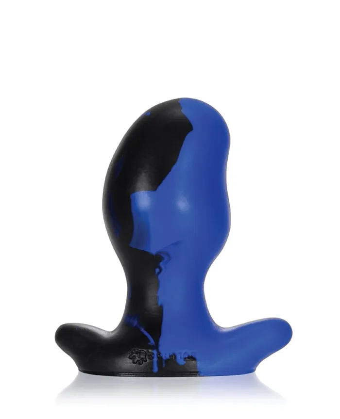 Male Sex Toys Oxballs Oxballs Ergo Buttplug Medium Police Swirl