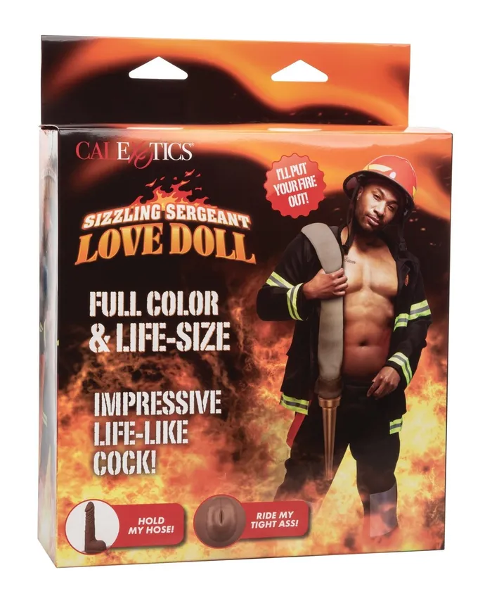 Sizzling Sergeant Love Doll Brown California Exotic Novelties Male Sex Toys