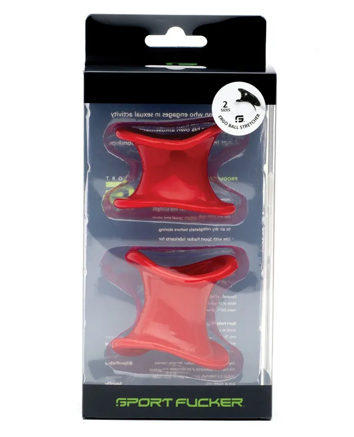 Sport Fucker Ergonomic Ball Stretcher Kit - Red | Sport Fucker Anal