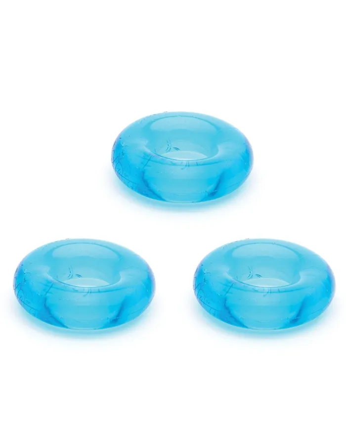 Sport Fucker Sport Fucker Chubby Cockring Pack of 3 - Ice Blue | Anal