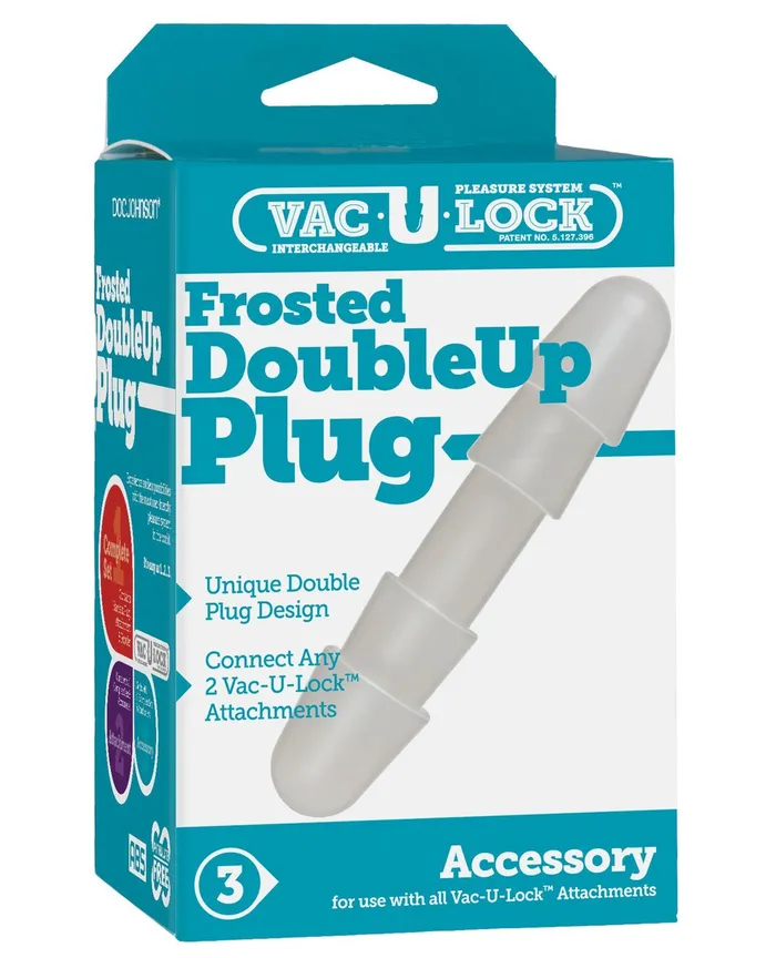 VacUlock Dildos VacULock Double Up Plug White