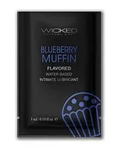 Wicked Sensual Care Lubricants Wicked Sensual Care Water Based Lubricant 1 oz Blueberry Muffin