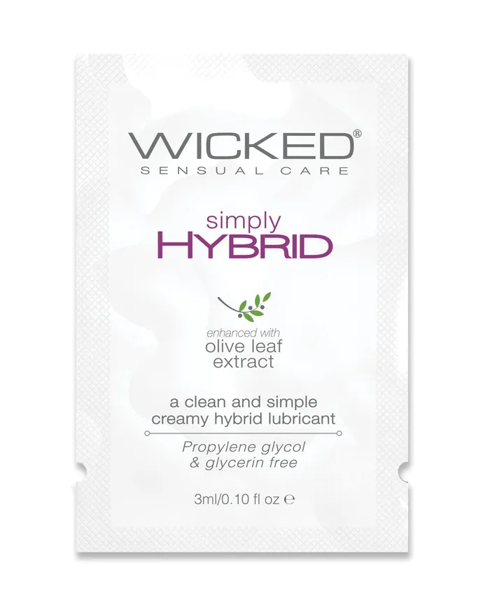 Wicked Sensual Care Simply Hybrid Lubricant 1 oz Wicked Sensual Care Lubricants