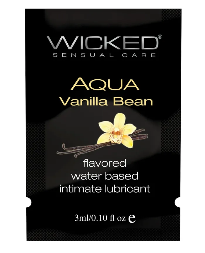 Wicked Sensual Care Water Based Lubricant 1 oz Vanilla Bean Wicked Sensual Care Dildos